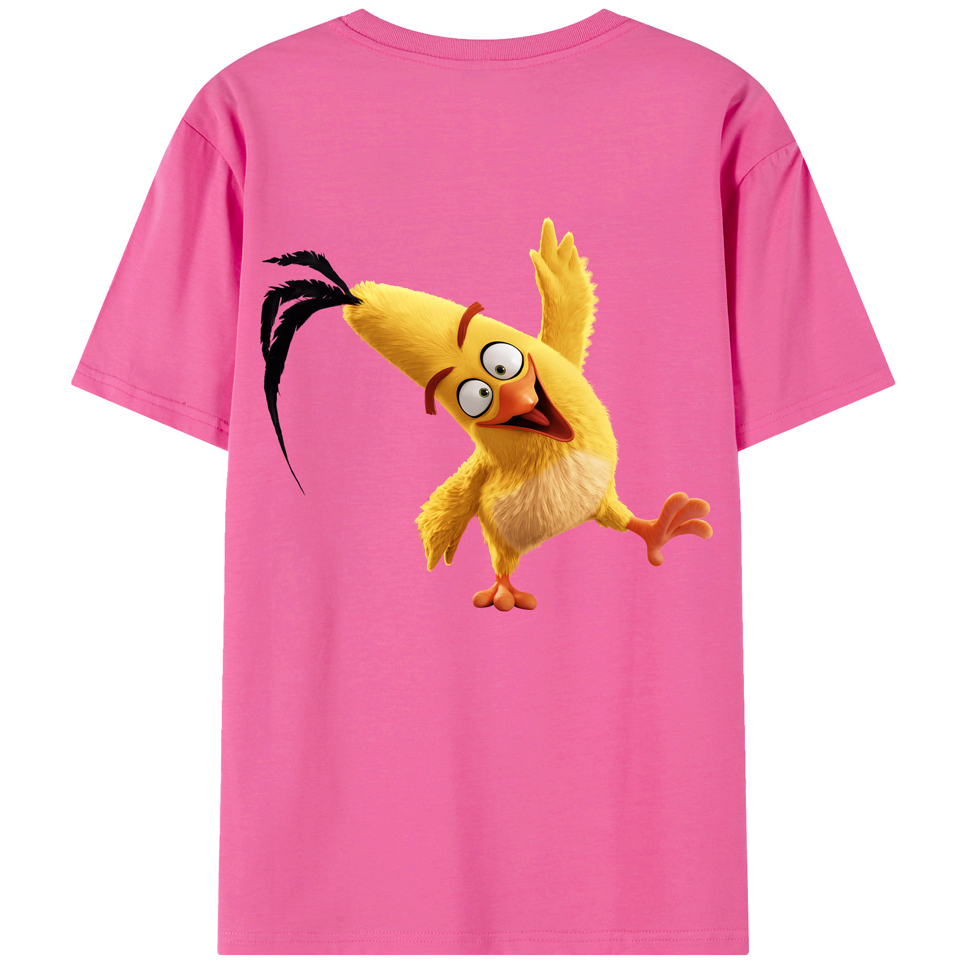 （画像用） Angry Birds アングリーバード レディース半袖Tシャツ(バックプリント)